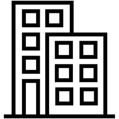 Buildings Outline Icon Pack