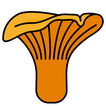 recommend clip art: lobster mushroom line icon