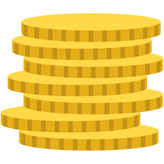 Coins And Money Colored Icon Pack