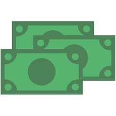 Naklejka premium Coins And Money Colored Icon Pack