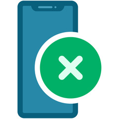 Fototapeta premium Smartphone Colored Icon Pack