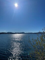 Landscape, view, sea, sunset, sunrise, autumn, winter, afternoon, moon, leaves, leaf, parks, sunny, sky, good weather