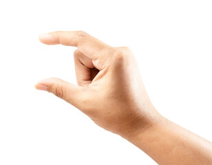 hand isolated on white background