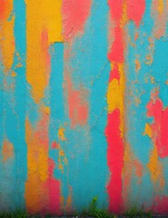 Obraz premium Colorful wall texture background