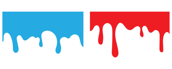 Header dividers collection with drops, waves and geometric shapes.