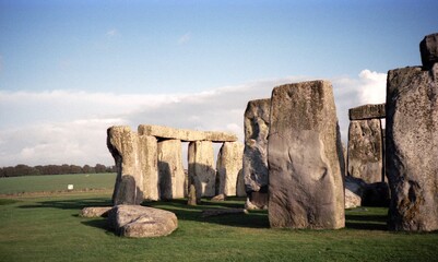 Old photo of Stonehenge in 1982