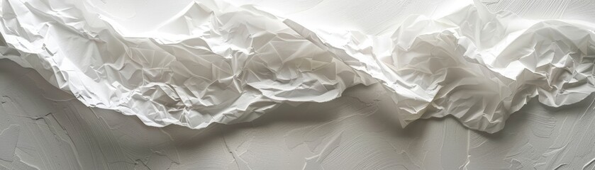 Obraz premium The image shows a white lace fabric. The fabric is delicate and has a floral pattern.