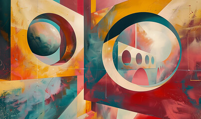 Framing the Imagination Instructions for Abstract Illustration Backgrounds. Generative Ai