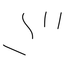 Doodle shine sunburst sparkle ray elements. Hand drawn pop surprise line. Vector ilustration