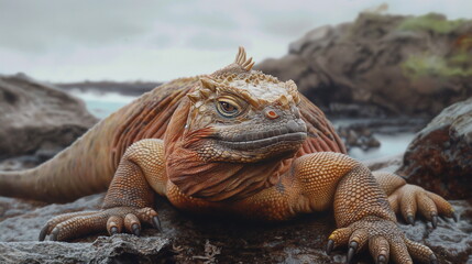 Fototapeta premium Galapagos Islands Ecuador Photorealistic In this p_013