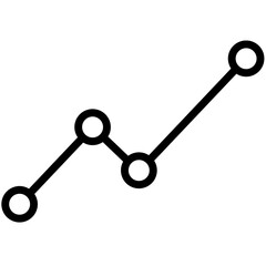 Charts Black Icon Pack