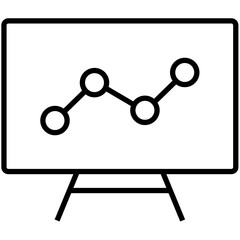 Charts Black Icon Pack