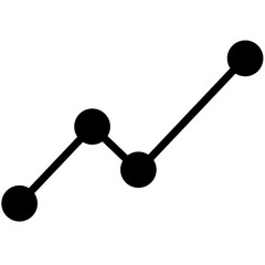 Charts Black Icon Pack