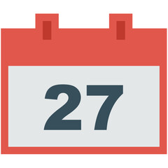 Calendar Colored Icon Pack