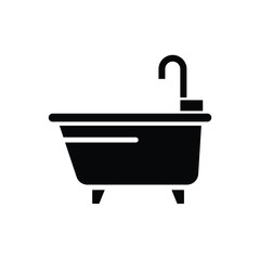 bathtub icon vector design template