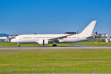 伊丹空港からみた飛行機