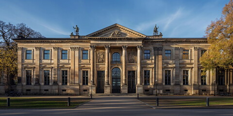 Obraz premium State Gallery of Fine Arts Berlin Germany During t_011