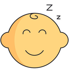 Newborn Baby Colored Icon Pack