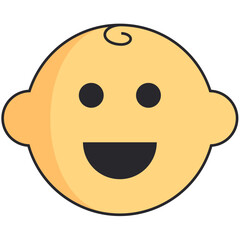 Newborn Baby Colored Icon Pack