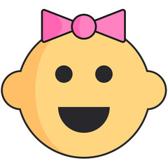 Newborn Baby Colored Icon Pack