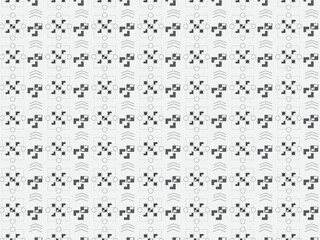 Abstract shape pattern