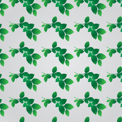 Seamless pattern with clover