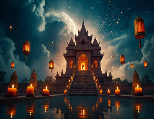 DIWALI BACKGROUND AI GENERATION