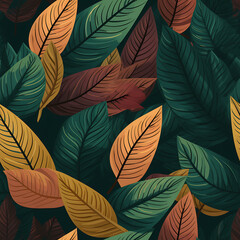 Digital art seamless pattern, the design for apply a variety of graphic works