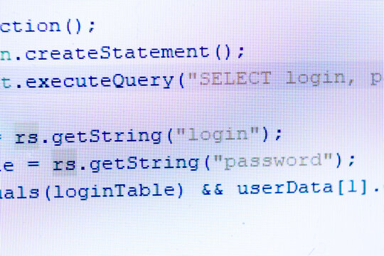 The code in the java programming language. The part of the program code is macro.