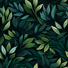Fototapeta premium Digital art seamless pattern, the design for apply a variety of graphic works