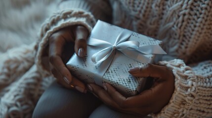A Close-up of Gift Unveiling