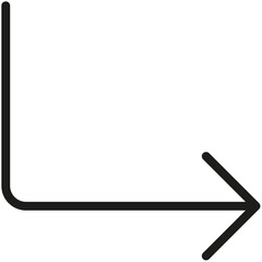 Line arrows Outline Icon Pack