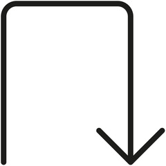 Line arrows Outline Icon Pack