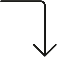 Line arrows Outline Icon Pack