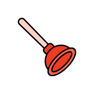 plunger icon vector design template