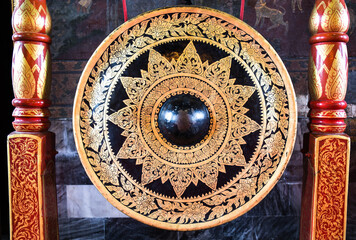 Buddha statue in Wat Sutat from Bangkok, Thailand