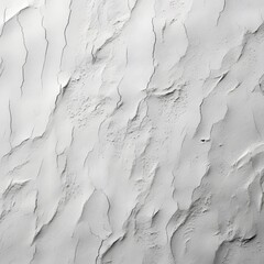 Fototapeta premium White rough plaster wall texture background. White cracked paint on the wall. Generative AI.
