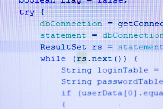 The code in the java programming language. The part of the program code is macro.