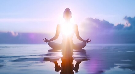 Enhancing Spiritual Connections Through Deep Meditation and Telepathic Communication. Concept Deep Meditation, Spiritual Connection, Telepathic Communication, Mindfulness Practices, Inner Peace