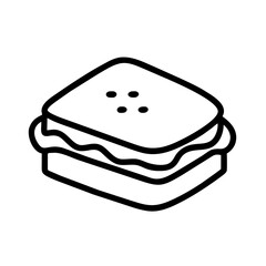 Sandwich Belegtes Brot Symbol