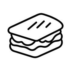 Sandwich Belegtes Brot Symbol