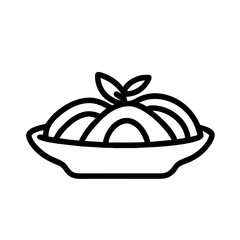 Götterspeise Wackelpudding Spaghetti Symbol 