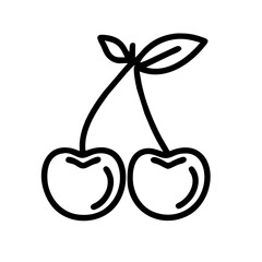 Kirsche Doppel Kirsche Symbol 