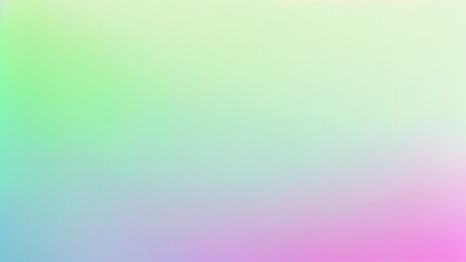 Obraz premium Blurred color gradient Green, pink and blue grainy color gradient background