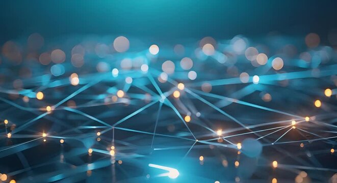 Navigating the Evolution of Network Connections in the Digital Ecosystem. Concept Internet of Things, 5G Technology, Cloud Computing, Data Security, Connectivity Trends