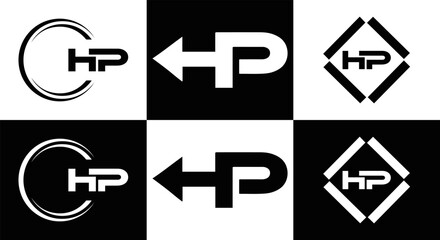 hp, logo,  h p, h p design, h p letter, h p logo, hp letter, hp logo, hp monogram, linked, monogram, outstanding, simple, unique,design, icon, abstract, vector, business, technology, concept, white, a