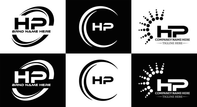 hp, logo,  h p, h p design, h p letter, h p logo, hp letter, hp logo, hp monogram, linked, monogram, outstanding, simple, unique,design, icon, abstract, vector, business, technology, concept, white, a