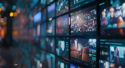 Watching live streams online via digital multimedia player on the internet. Concept Live Streams, Digital Multimedia Player, Online Viewing, Internet Streaming, Video Content