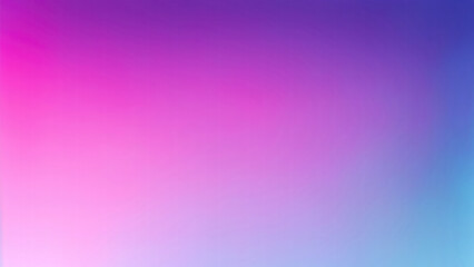Fototapeta premium Blurred color gradient Purple, pink and blue grainy color gradient background