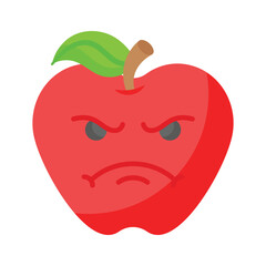 Have a look at this amazing icon of angry emoji, premium vector